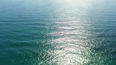 Flying over the sea Stock Footage 135530115