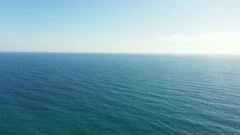 Flying over the sea Stock Footage 135530242