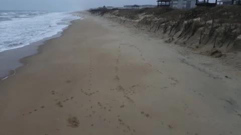Flying over the seashore 스톡 동영상 146438028
