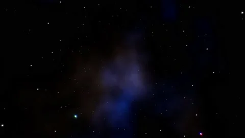 Flying Over Silent Nebula Space Background 4K Stock-Footage 171836074