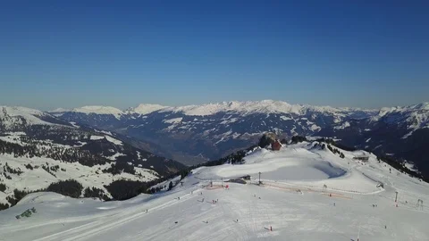 Flying over snow-capped mountains 4 Stock Footage 103519197