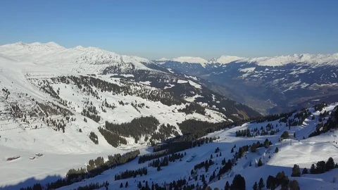 Flying over snow-capped mountains 5 Stock-Footage 103519992