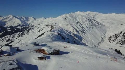 Flying over snow-capped mountains 10 Stock-Footage 103526780