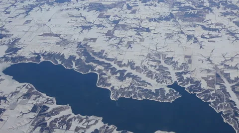 Flying over snowcaps on mountains 2 Stockbeeldmateriaal 43913939