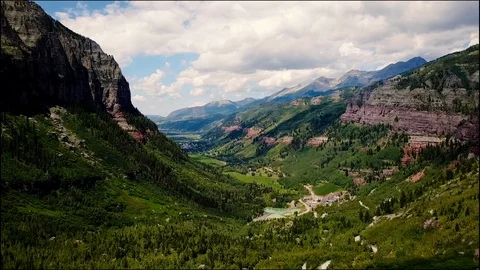 Flying over telluride  Vídeo Stock 87621707