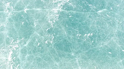 Flying over turquoise ice. Stock Footage