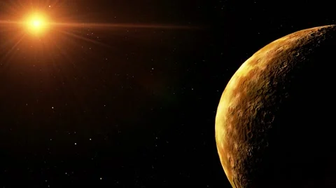 Flying over an unknown planet Stock Footage 51669711