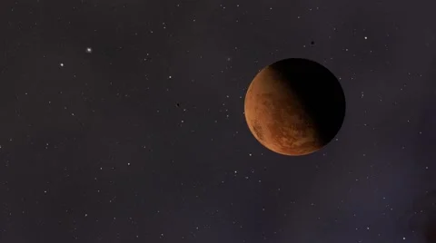 Flying over an unknown planet Stock Footage 51691077