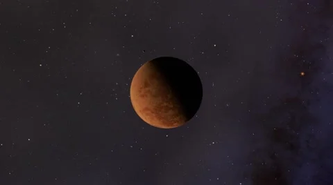 Flying over an unknown planet Stock Footage 51691080