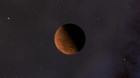 Flying over an unknown planet Stock Footage 51691083