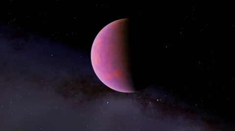 Flying over an unknown planet Stock Footage 51691091