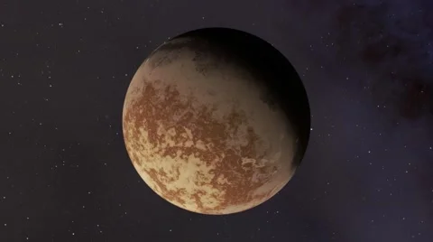 Flying over an unknown planet Stock Footage 51691100