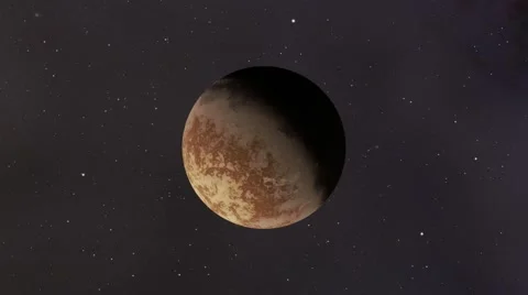 Flying over an unknown planet Stock Footage 51691106