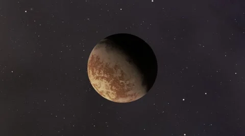 Flying over an unknown planet Stock Footage 51691109