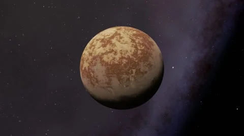 Flying over an unknown planet Stock Footage 51691112