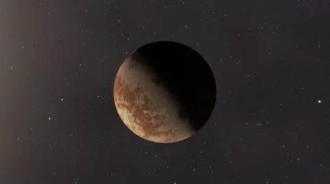 Flying over an unknown planet Stock Footage 51691114