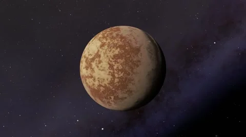 Flying over an unknown planet Stock Footage 51691130