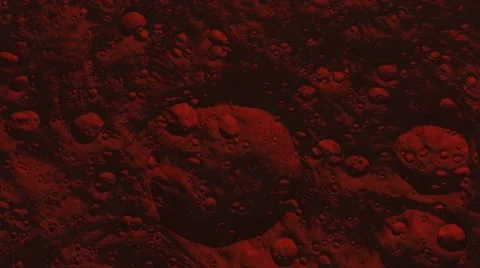 Flying over an unknown planet Stock Footage 51749925