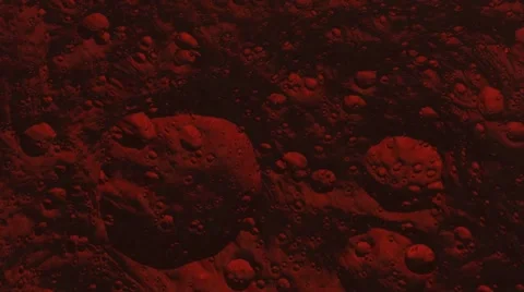 Flying over an unknown planet Stock Footage 51749927