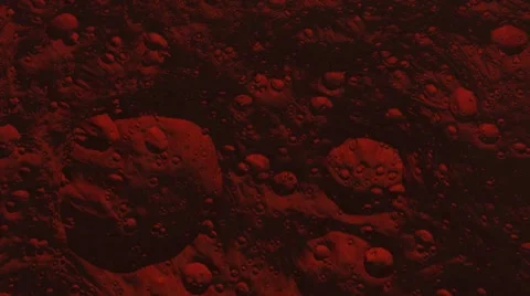 Flying over an unknown planet Stock Footage 51749931