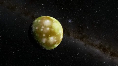 Flying over an unknown planet Video stock 51749970