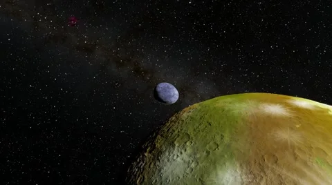 Flying over an unknown planet Stock Footage 51749987