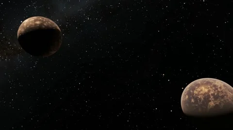 Flying over an unknown planet Stock Footage 51750015