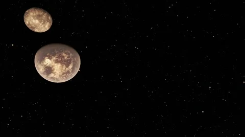 Flying over an unknown planet Stock Footage 51750033