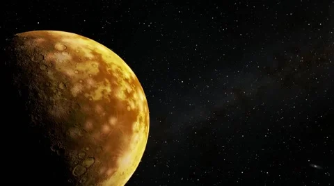 Flying over an unknown planet Stock-Footage 52398469