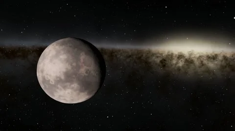 Flying over an unknown planet Stock Footage 52398490