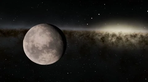 Flying over an unknown planet Stock Footage 52398531