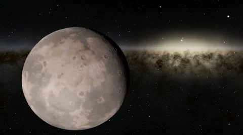 Flying over an unknown planet Stock Footage 52398534