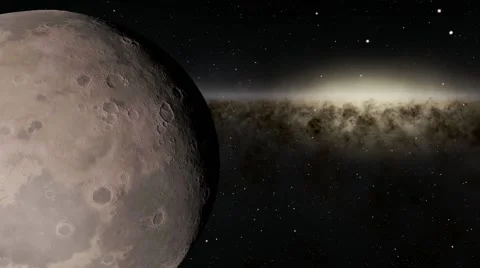 Flying over an unknown planet Video stock 52398546