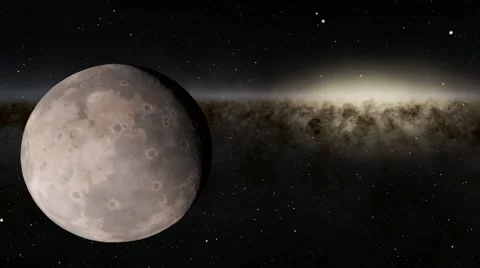 Flying over an unknown planet Stock Footage 52398547