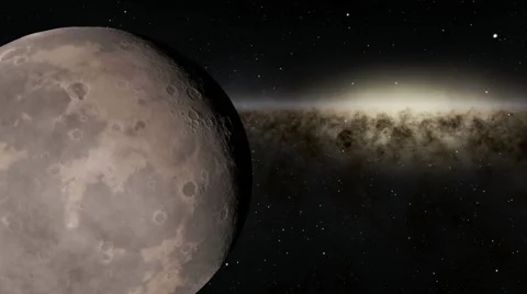 Flying over an unknown planet Stock Footage 52398594