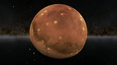 Flying over an unknown planet Video stock 54319509