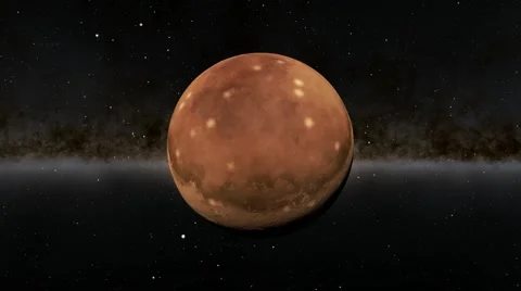 Flying over an unknown planet Stock Footage 54319576