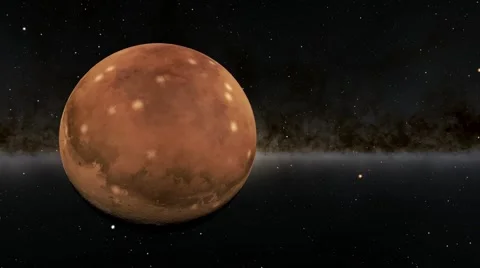 Flying over an unknown planet Video stock 54319606