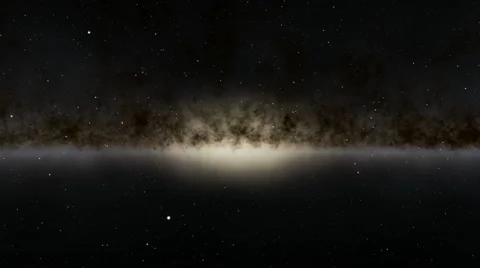 Flying over an unknown planet Stock Footage 54351118