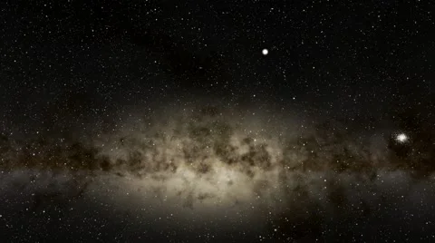 Flying over an unknown planet Stock Footage 54351172