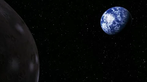 Flying over an unknown planet Stock Footage 55007438