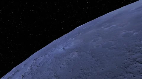 Flying over an unknown planet Stock Footage 55445913