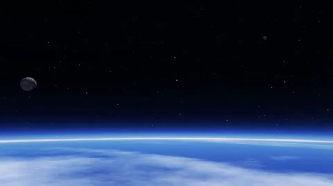 Flying over an unknown planet Stock Footage 55445932