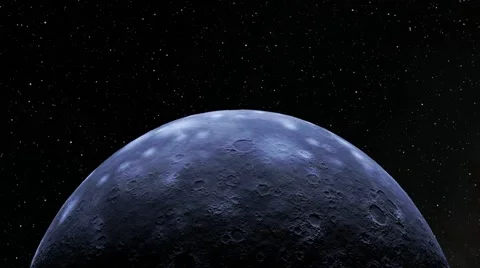 Flying over an unknown planet Stock Footage 55445939