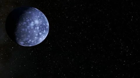 Flying over an unknown planet Stock Footage 55477712