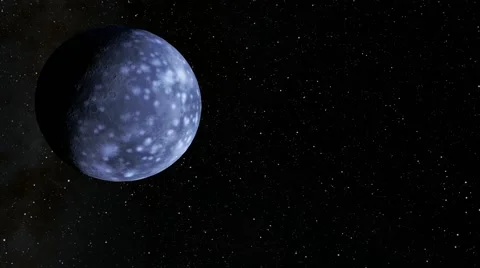 Flying over an unknown planet Stock Footage 55477789