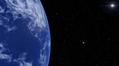 Flying over an unknown planet Video stock 55478103