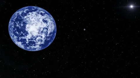 Flying over an unknown planet Video stock 55478806