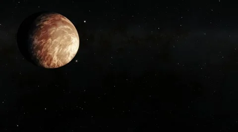 Flying over an unknown planet Stock Footage 56262885