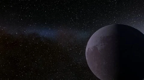 Flying over an unknown planet Stock Footage 57776699